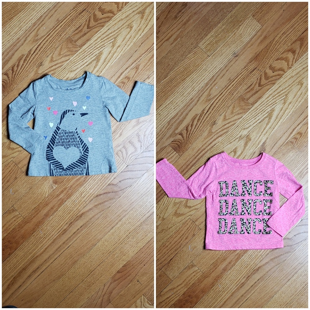 Toddler Girl Long Sleeve Shirts, Size 2T